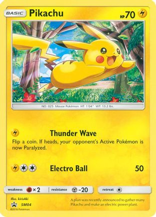Pikachu - SM04 (Target Non-Holo) - SM Promos-1
