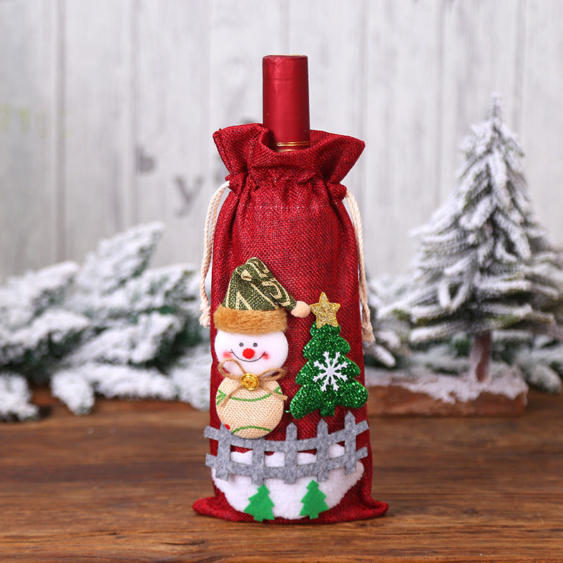 Christmas Decorations Christmas Wine Bottle Socks-26