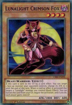 Lunalight Crimson Fox (CIBR-EN090) - Circuit Break Unlimited-1
