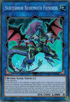 Subterror Behemoth Fiendess (CIBR-EN098) - Circuit Break 1st Edition-1