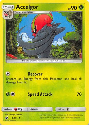 Accelgor 9/111 - SM  Crimson Invasion-1