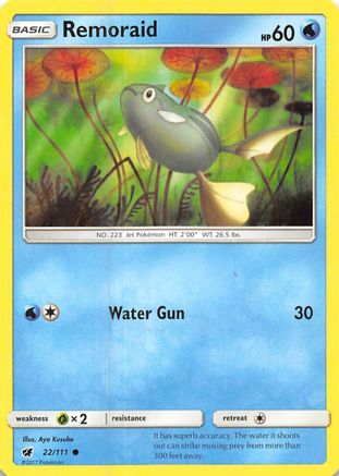 Remoraid 22/111 - SM  Crimson Invasion-1