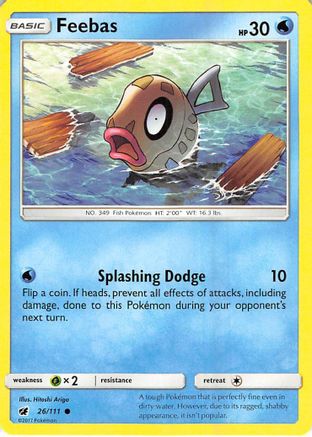 Feebas 26/111 - SM  Crimson Invasion-1