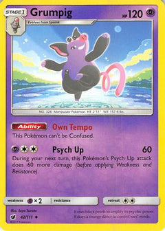 Grumpig 42/111 - SM  Crimson Invasion-1
