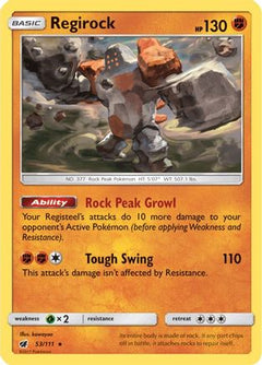 Regirock 53/111 - SM  Crimson Invasion-1