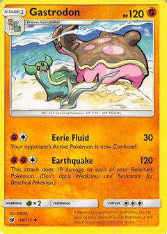 Gastrodon 54/111 - SM  Crimson Invasion Reverse Holofoil-1