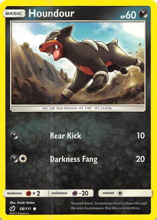 Houndour 58/111 - SM  Crimson Invasion-1