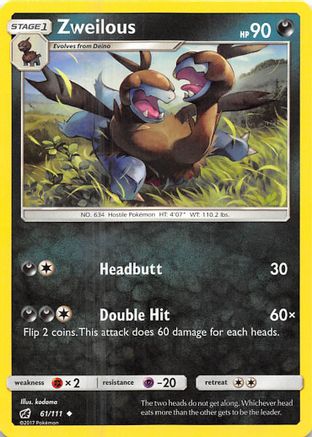 Zweilous 61/111 - SM  Crimson Invasion-1