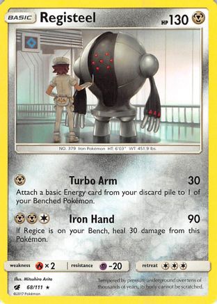 Registeel 68/111 - SM  Crimson Invasion-1