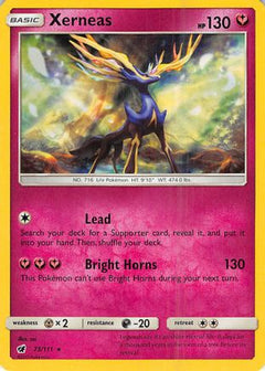 Xerneas 73/111 - SM  Crimson Invasion Reverse Holofoil-1