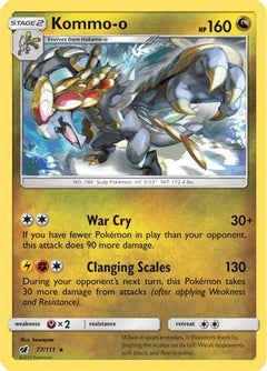 Kommo-o 77/111 - SM  Crimson Invasion-1