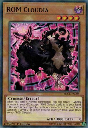 ROM Cloudia (SDCL-EN006) - Structure Deck: Cyberse Link 1st Edition-1