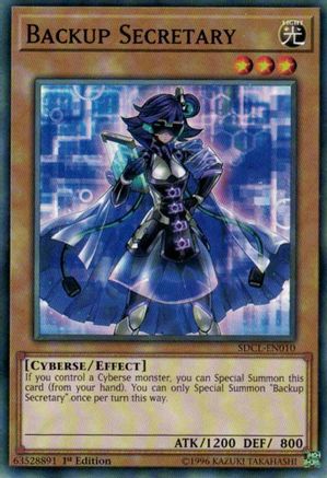 Backup Secretary (SDCL-EN010) - Structure Deck: Cyberse Link 1st Edition-1