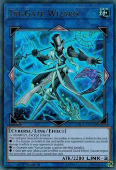 Tri-Gate Wizard (SDCL-EN042) - Structure Deck: Cyberse Link 1st Edition-1