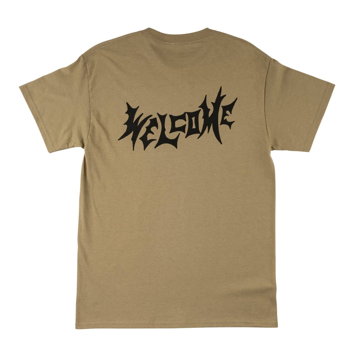 Welcome 'Twin Vamp' Tee - Olive-2