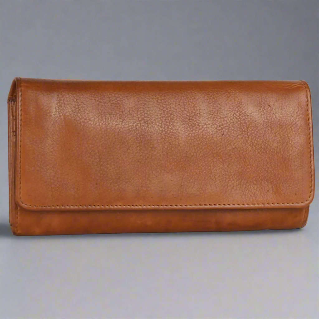 MET Women's Leather Clutch Wallet-4