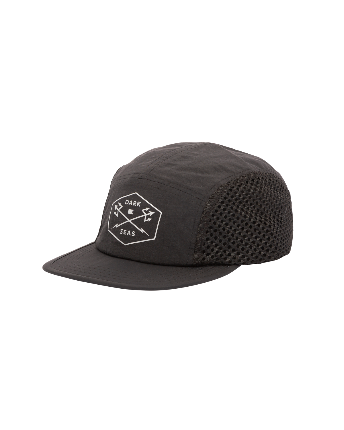 Dark Seas 'No Sweat' Cap - Black-1