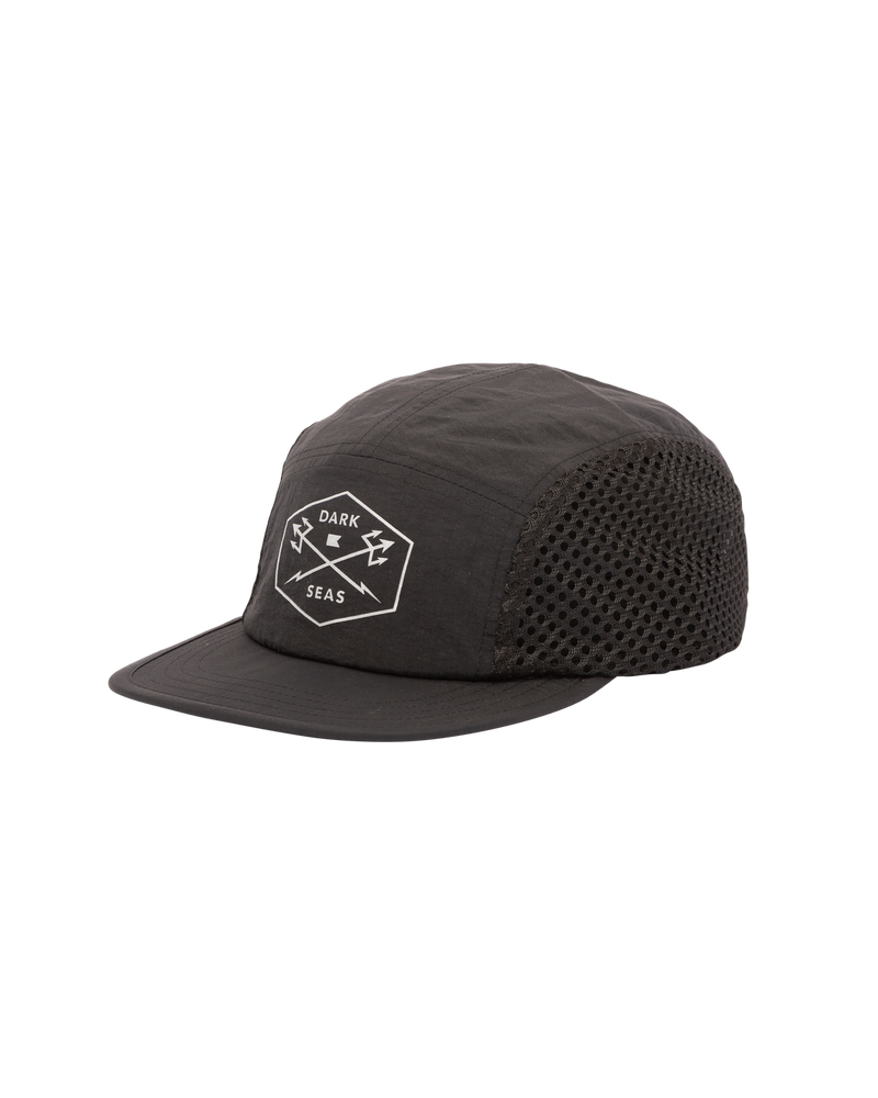 Dark Seas 'No Sweat' Cap - Black-1