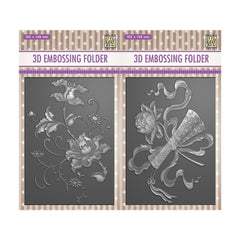 Romantic 3D Embossing Folder Set-1