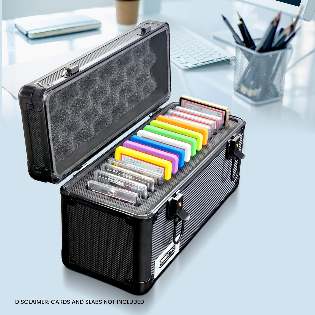 EVORETRO Graded Card Storage Case 15-Slot | Black-4