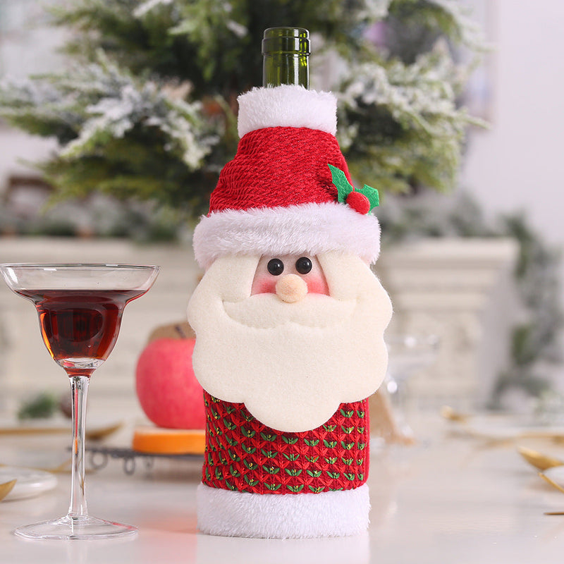 Christmas Decorations Christmas Wine Bottle Socks-23
