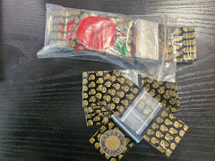1515 Original Apple Bags: 1.5" x 1.5" Gold Skulls (1000 pieces)-3