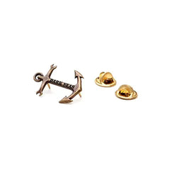 Dark Seas 'Seas Spanner' Pin - Antique Brass-1