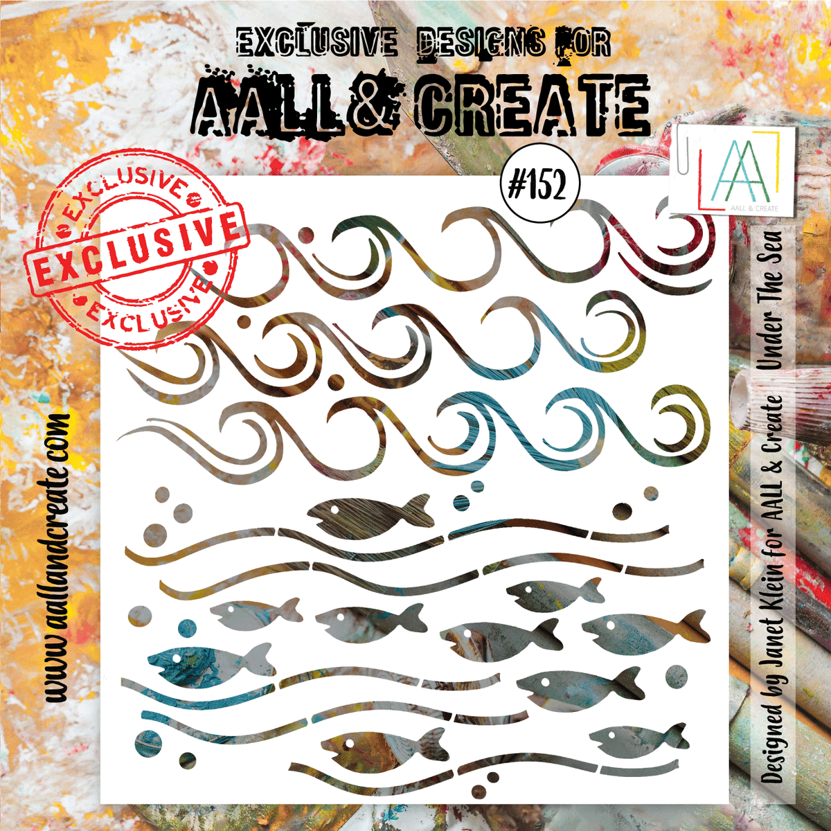 AALL and Create Stencil - 152 - Under The Sea-1