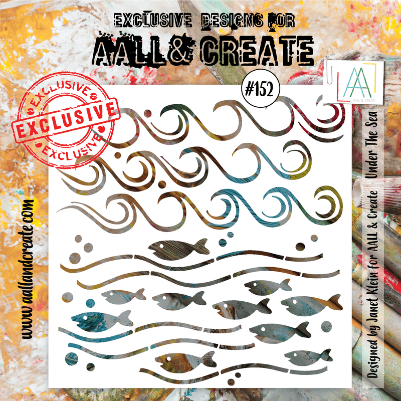 AALL and Create Stencil - 152 - Under The Sea-1
