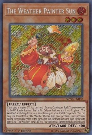 The Weather Painter Sun (SPWA-EN032) - Spirit Warriors 1st Edition-1