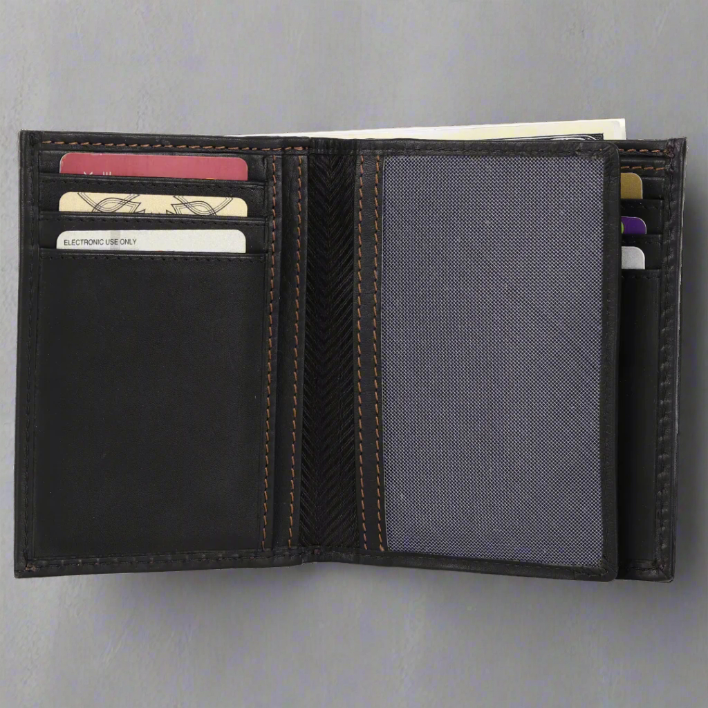 MET Men's Center Wing RFID Leather Wallet-2