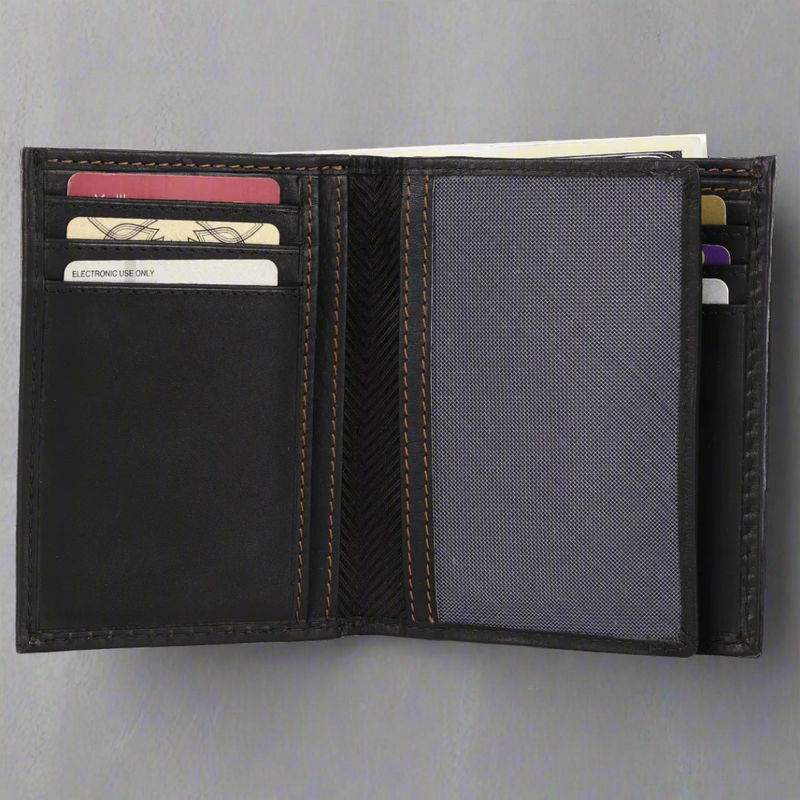 MET Men's Center Wing RFID Leather Wallet-2
