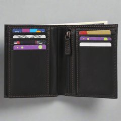 MET Men's Center Wing RFID Leather Wallet-3