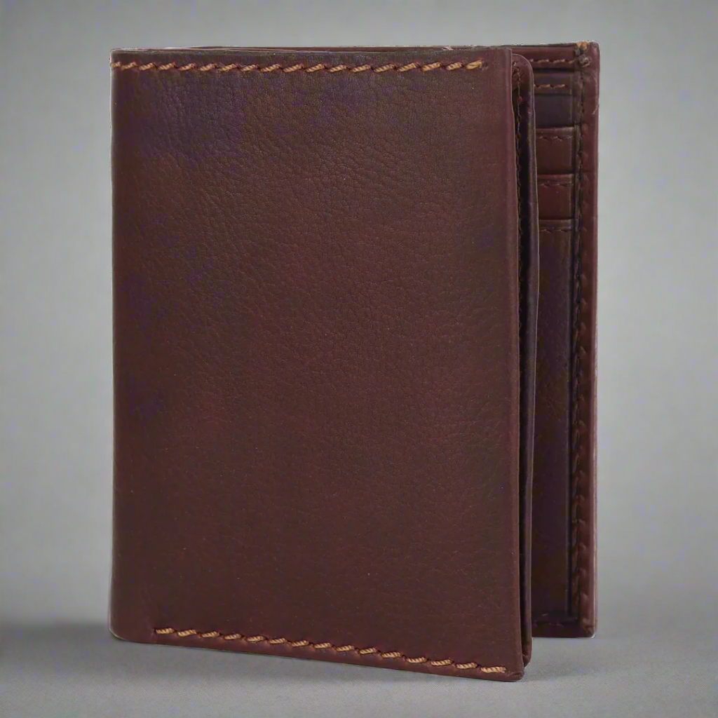 MET Men's Center Wing RFID Leather Wallet-5
