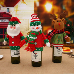 Christmas Decorations Christmas Wine Bottle Socks-37