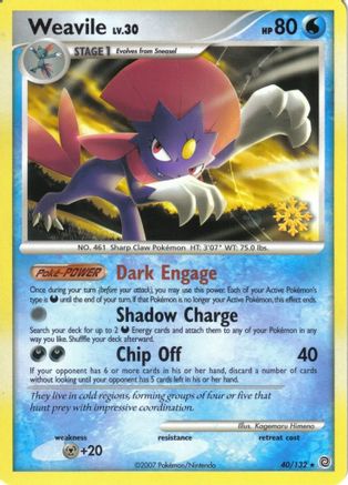 Weavile - 40/132 - Countdown Calendar Promos-1