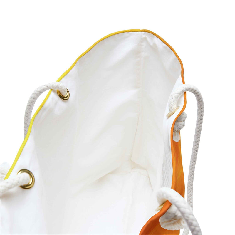 Sunset Gradient Weekender Bag | Yellow Orange Beach Large Tote Bag-6