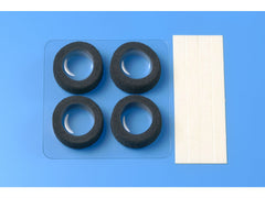 Tamiya Narrow Reston Sponge Tires (Black) 4wd Mini Racer-1