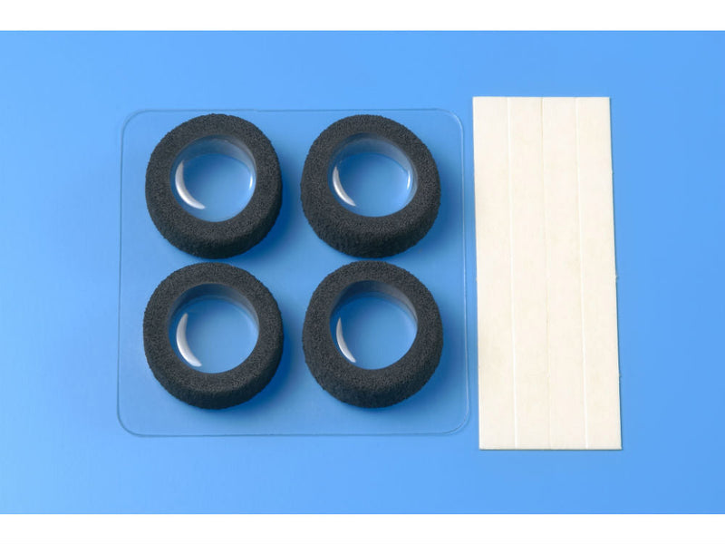 Tamiya Narrow Reston Sponge Tires (Black) 4wd Mini Racer-1
