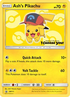 Ash's Pikachu - SM111 SM111/248 - SM Promos-1