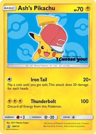 Ash's Pikachu - SM114 SM114/248 - SM Promos-1
