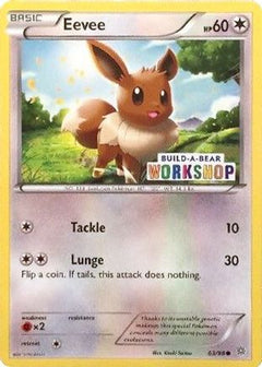 Eevee - 63/98 (Build-A-Bear Workshop Exclusive) 63 - Miscellaneous Cards & Products-1