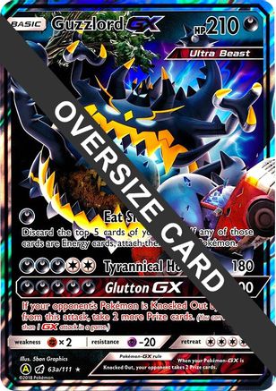 Guzzlord GX - 63a/111 - Jumbo Cards Holofoil-1
