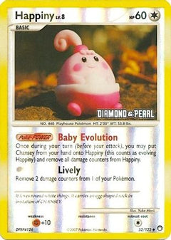 Happiny - 52/123 [Diamond & Pearl] - Burger King Promos Reverse Holofoil-1