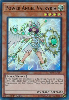 Power Angel Valkyria (SR05-EN003) - Structure Deck: Wave of Light 1st Edition-1