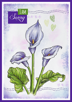 SL Clear Stamp Calla Lily Essentials 105x148x3mm 11 PC nr.156-2