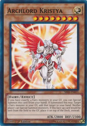 Archlord Kristya (SR05-EN011) - Structure Deck: Wave of Light 1st Edition-1