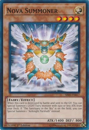 Nova Summoner (SR05-EN017) - Structure Deck: Wave of Light 1st Edition-1