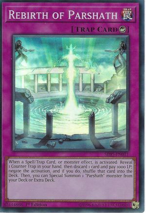 Rebirth of Parshath (SR05-EN031) - Structure Deck: Wave of Light 1st Edition-1