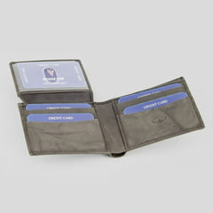Men's RFID Bifold Wallet with Left ID Flap-3